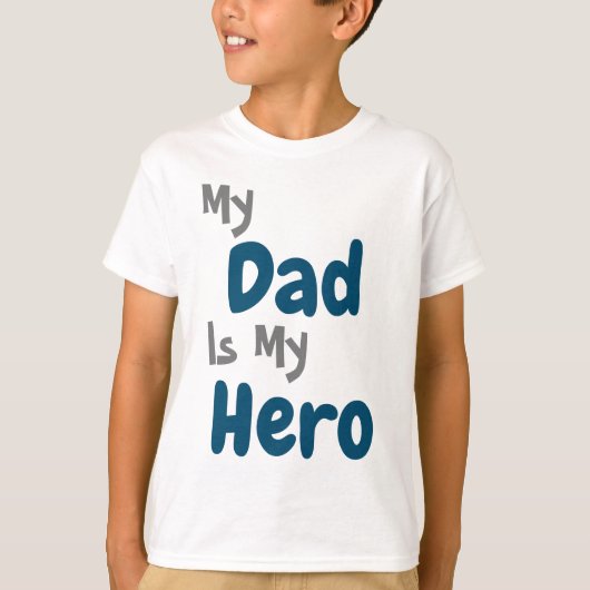 Mijn vader is mijn Hero T-shirt (Voorkant)