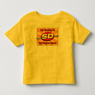 Mijn vader is mijn Super Hero Kinder Shirts