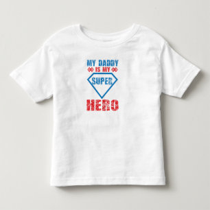 Mijn vader is mijn Super Hero Toddler T-shirt