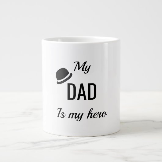 Mijn vader is mijn superheld | vadersdag mokken (Voorkant)