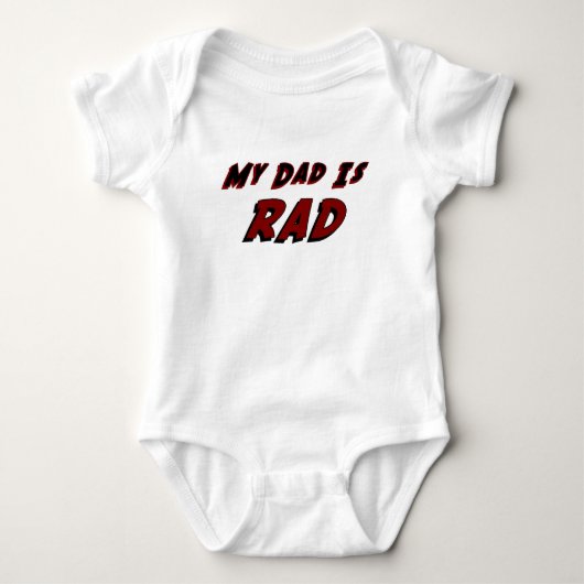 Mijn vader is Rad Bodysuit (Voorkant)