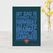 Mijn vader is sterker dan... kaart (Gele Bloem)