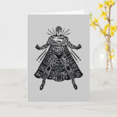 Mijn vader is superman Typografie Kaart (Gele Bloem)