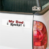 Mijn vader is te gek bumpersticker (Op Truck)