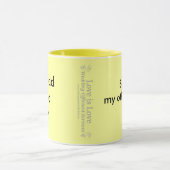 Mijn vader is zo homo. mok (Midden)