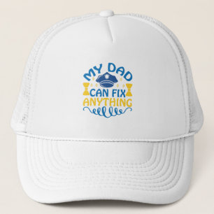 Mijn vader kan alles oplossen trucker pet
