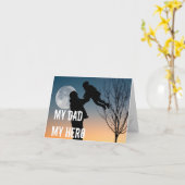 Mijn vader Mijn held l Modern vaderdag Kaart (Gele Bloem)