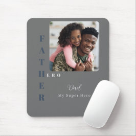 Mijn vader, mijn superheld muismat