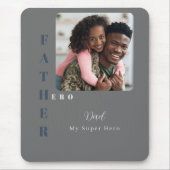 Mijn vader, mijn superheld muismat (Voorkant)