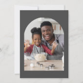 Mijn vader, mijn superheld Vaderdag brunch Kaart (Achterkant)