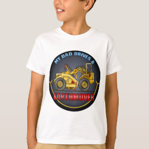 Mijn vader rijdt een aardverkenner Kinder T-shirt