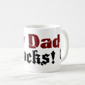 Mijn vader Rocks Koffiemok (Voorkant rechts)