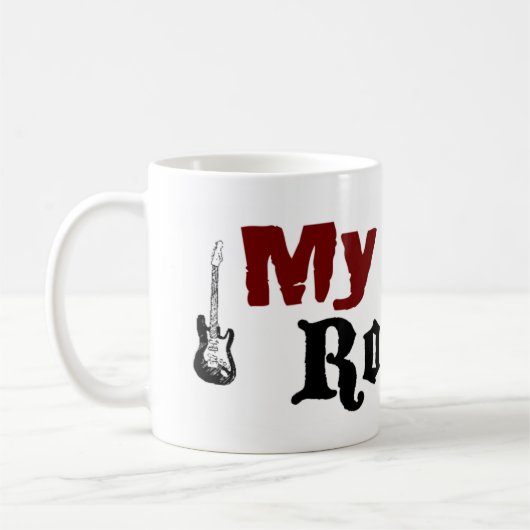 Mijn vader Rocks Koffiemok (Links)