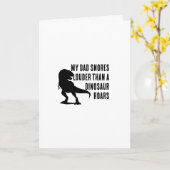 Mijn vader snurkt - Vaderdag Kaart (Gele Bloem)