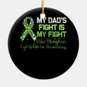 Mijn vaders gevecht is mijn gevecht tegen non-Hodg Keramisch Ornament (Achterkant)