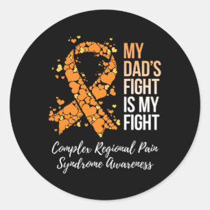 Mijn vaders gevechtscomplex Regional Pain Syndrome Ronde Sticker