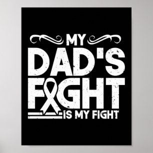 Mijn vaders strijd is mijn bewustzijn van kanker i poster