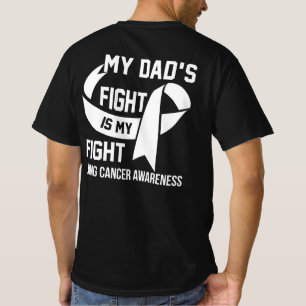 Mijn vaders strijd is mijn bewustzijn van kanker i t-shirt