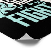 Mijn vaders strijd is mijn brandwustheid voor kank poster (Hoek)