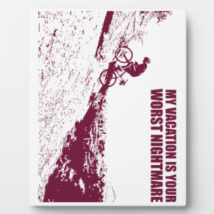 Mijn vakantie is je ergste nachtmerrie fotoplaat