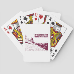 Mijn vakantie is jouw ergste nachtmerrie pokerkaarten