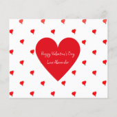 Mijn Valentijn Citaat schattig hart gepersonalisee (Achterkant)