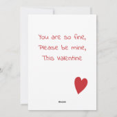 Mijn Valentijn Cute Frog Prins Feestdagenkaart (Achterkant)