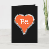 Mijn Valentijn elegante kaart met rood hart v2 (Voorkant)