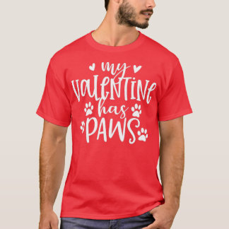 Mijn Valentijn heeft een schimmeldodende Hondenlie T-shirt