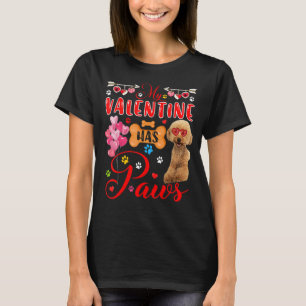 Mijn Valentijn heeft luidop Maltipoo zonnebril Hee T-shirt