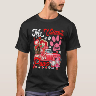 Mijn Valentijn Heeft Pootjes Koppel Newfoundlander T-shirt