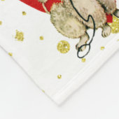 Mijn Valentijn heeft poten die de Hondenliefhebber Fleece Deken (Hoek)