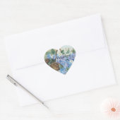 Mijn valentijn hydrangeas in het mandje hart sticker (Envelop)