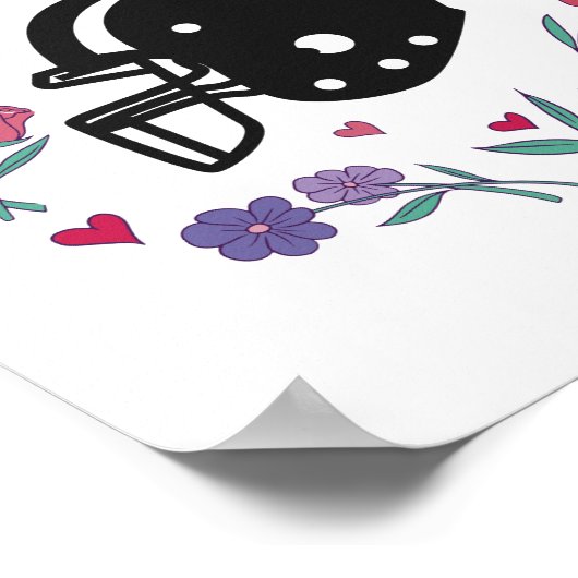 Mijn Valentijn is het Briefkaart van de Uitnodigin Poster (Hoek)