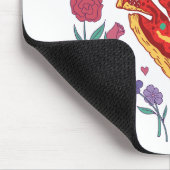 Mijn Valentijn is Pizza Invitation Magnet Muismat (Hoek)