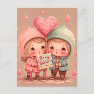 Mijn valentijn-kaart zijn briefkaart