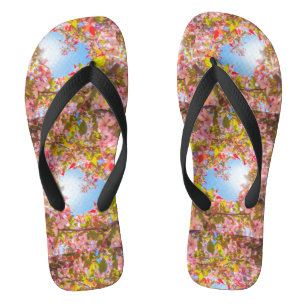 Mijn Valentijn Natuur bloeit het hart van bloemen Teenslippers