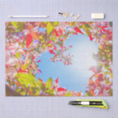 Mijn Valentijn Natuur bloeit het hart van bloemen Tissuepapier (Craft)