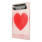 Mijn Valentijn rode hartnoot Mini Klembord (Angled2)