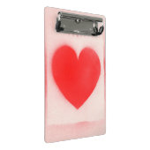 Mijn Valentijn rode hartnoot Mini Klembord (Schuin)