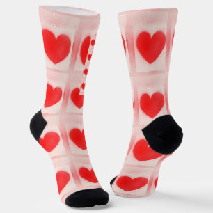 Mijn Valentijn rode hartnoot Sokken