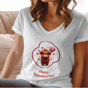 Mijn Valentijn zijn? - aanbiddende harten T-shirt