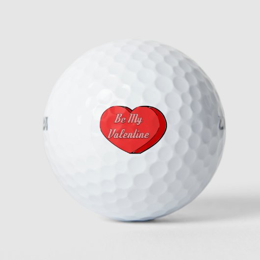 Mijn Valentijnse Snoep tekenen Golfballen (Voorkant)