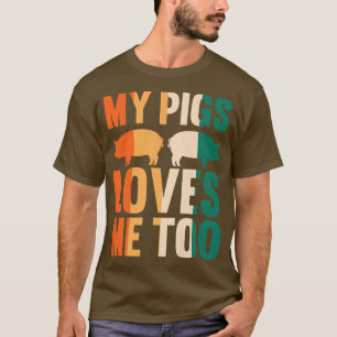 Mijn varkens houden van me ook van Farmer Premium T-shirt