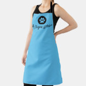 Mijn Vegan Kitchen Blue Schort (groot) (Insitu)