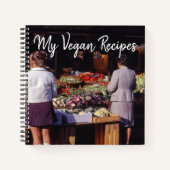 Mijn Vegan Recipes Notitieboek (Voorkant)