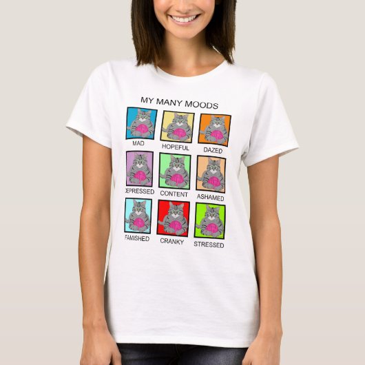 MIJN VELE MOODS T-SHIRT (Voorkant)