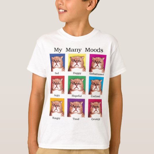 Mijn vele Moods T-shirt (Voorkant)