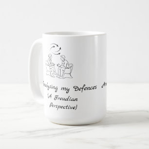 Mijn Verdedigingsmechanismen Analyseren Funny Ther Koffiemok
