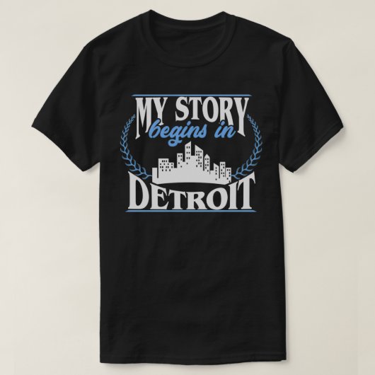 Mijn verhaal begint in Detroit Pullover (Design voorkant)